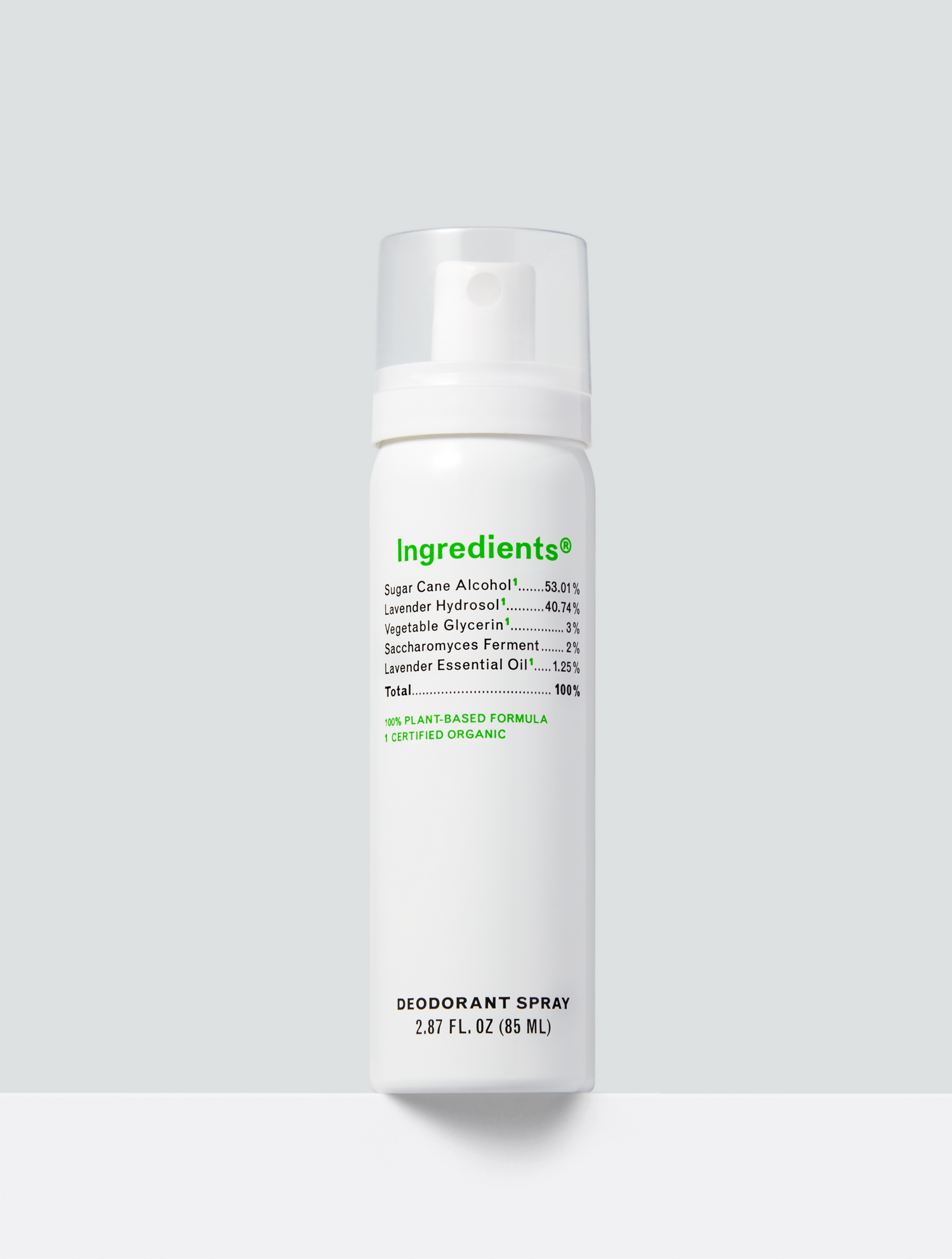 Aluminum-free Deodorant Spray